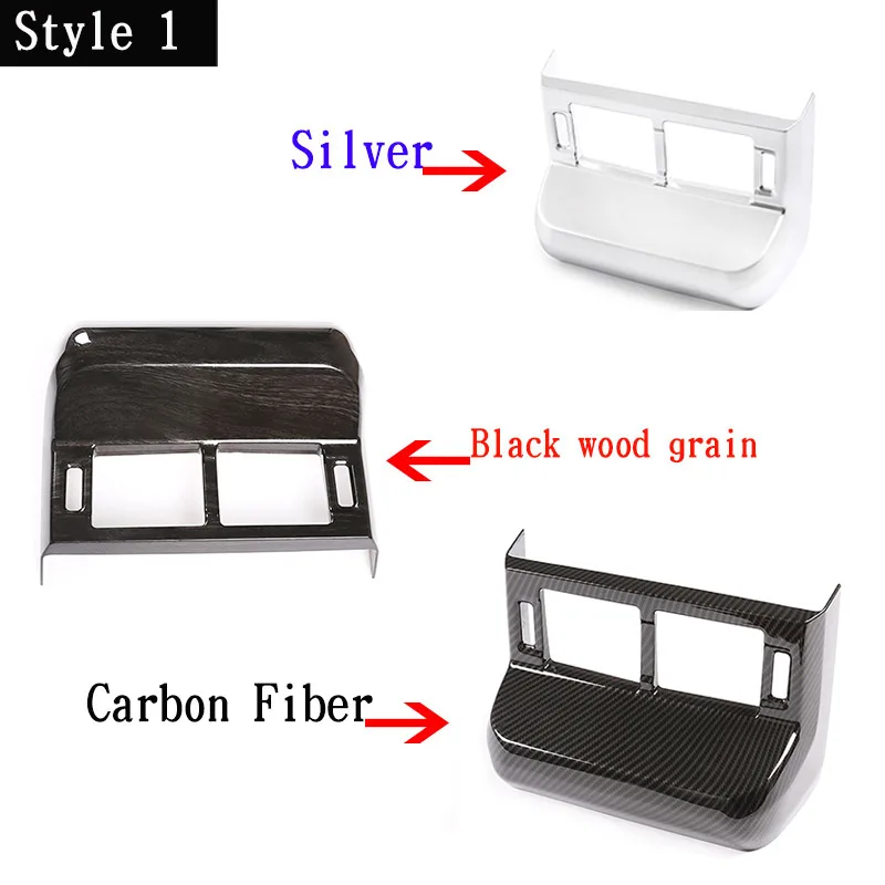 

For Range Rover Evoque L551 2019 -2020 Armrest Box Air Vent Rear Row Ac Vent Outlet Trim Cover Abs Plastic Interior Accessories