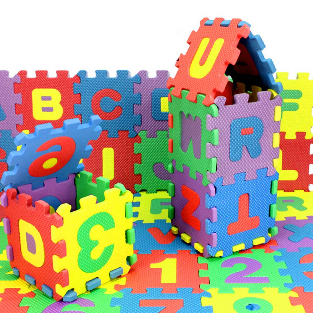 

Board Games 3 And up Fish 36Pcs Baby Child Number Alphabet Puzzle Foam Maths Educational Toy Magnetic Pole Mount