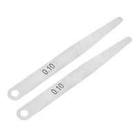 2pcs 0 1mm thickness feeler gauge metric filler thickness gage measurement tool stainless steel measuring tool for gap width