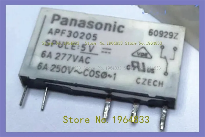 

APF30205 5V 6A реле dip-5