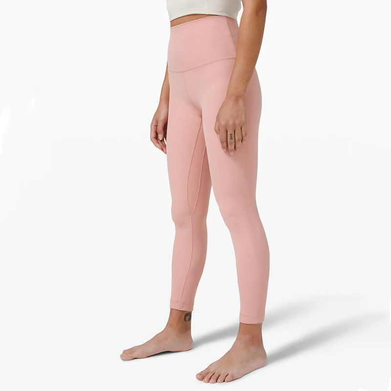 Luluwomen Yoga Sport Leggings Women Elastic Yoga Leggings High Waisted Tummy Control Leggings Sport Women Fitness Elastic Tights