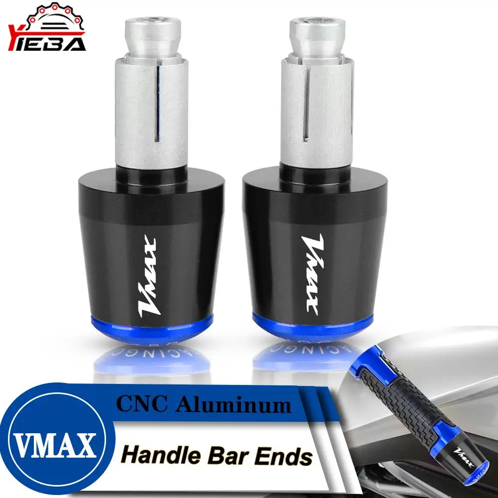 

78''22mm Motorcycle Handlebar Grips Bar End Handle Bar Ends Cap Plug For Yamaha V-MAX VMAX 1200 1700 VMAX1200 VMAX1700 1985-2017