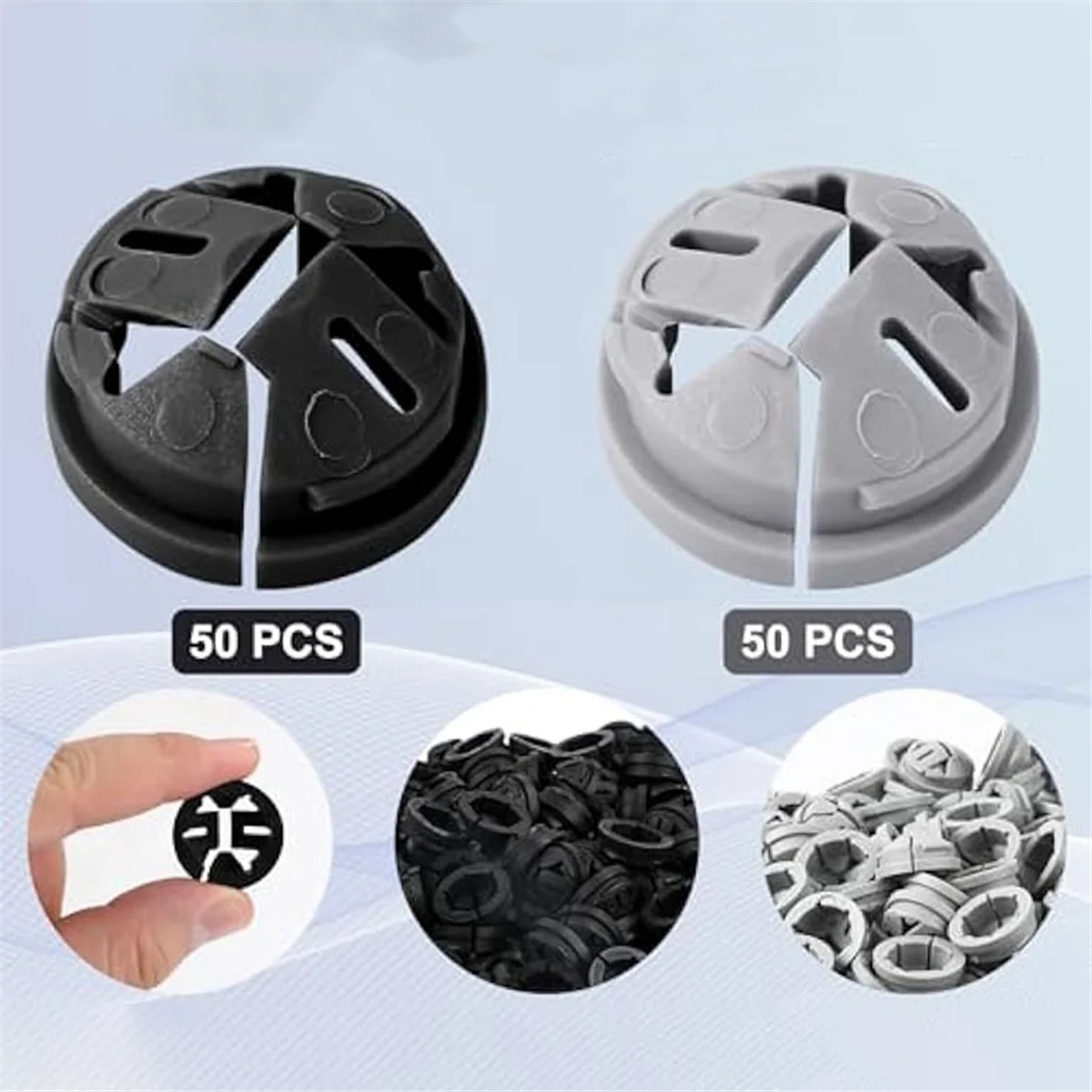 100 шт. вставной кабельный соединитель 3/8-дюймовый кнопочные кабельные зажимы NM