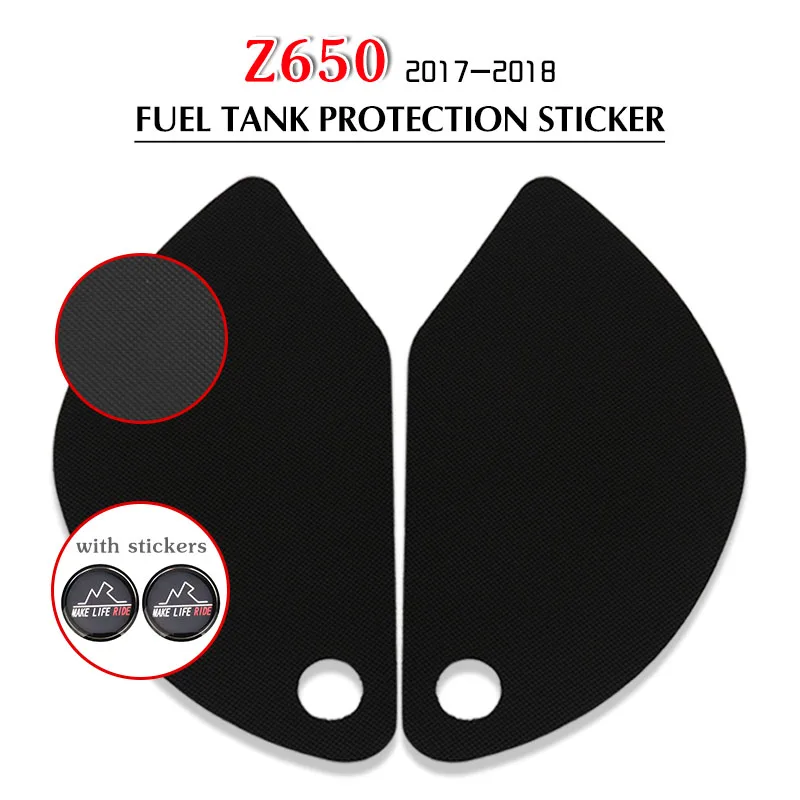 

For KAWASAKI Z650 Z 650 2017-2018 Motorcycle Tank Pad Protector Sticker Decal Gas Knee Grip Traction Pad Side