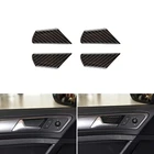 4 шт., автомобильные дверные ручки из углеродного волокна для VW Golf 7 MK7 VII 2013 2014 2015 2016 2017