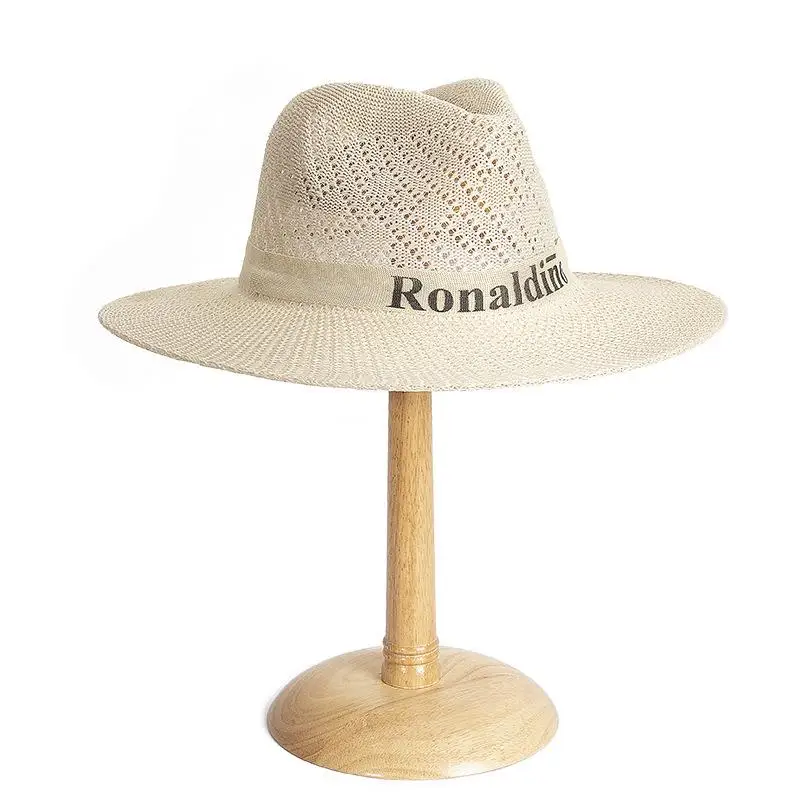 Мужская летняя солнцезащитная шляпа дышащая сезонная соломенная для папы