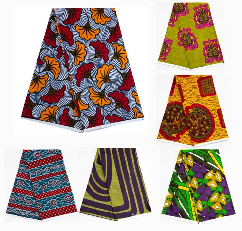 

2023 Newest Fashion Guaranteed Veritable Nigeria Ankara African Wax Fabric Sewing Tissu Craft DIY Textile Material High Quality