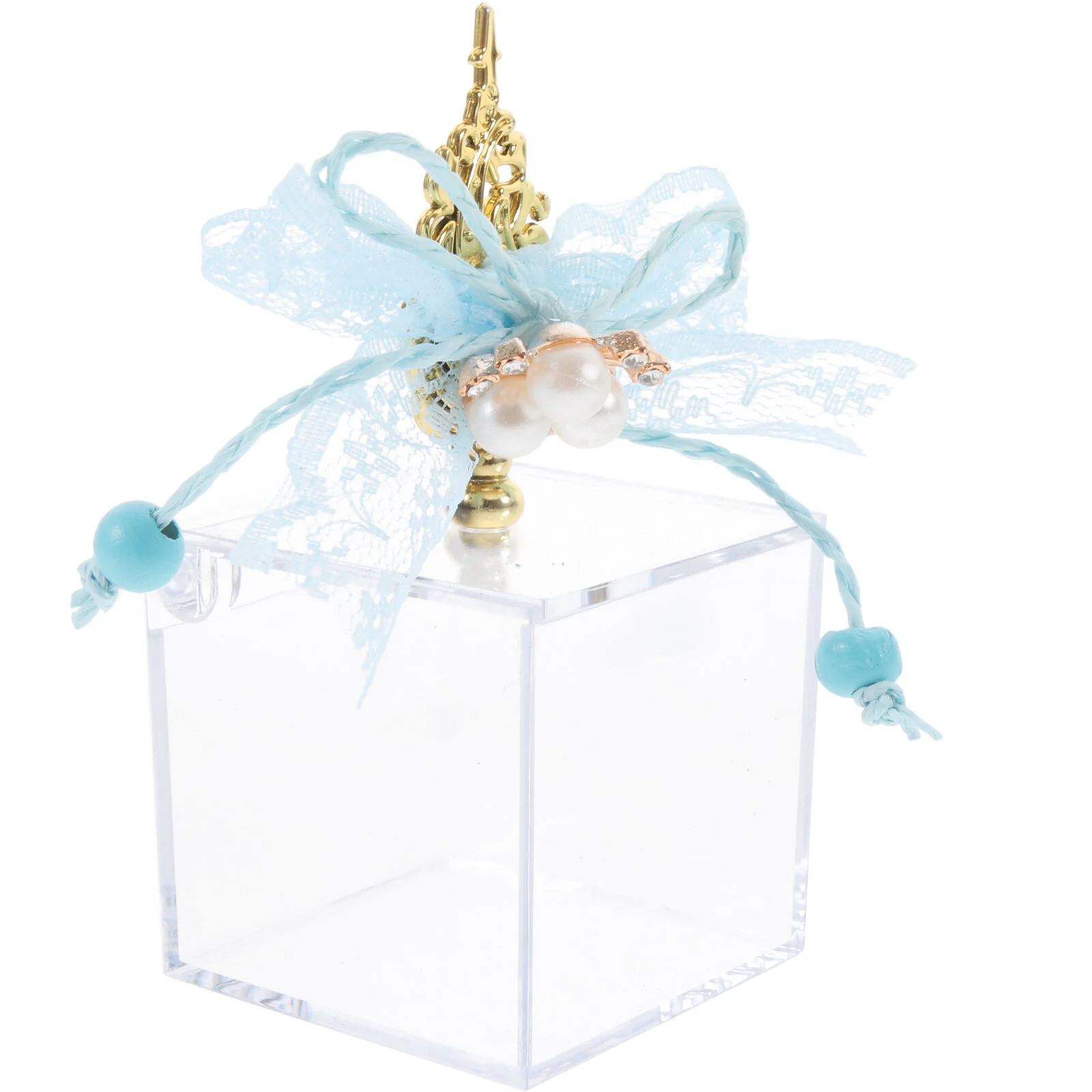 

Small Container Chocolate Square Small Container With Lids Bead Jewelry Case Lids Containers Transparent Plastic