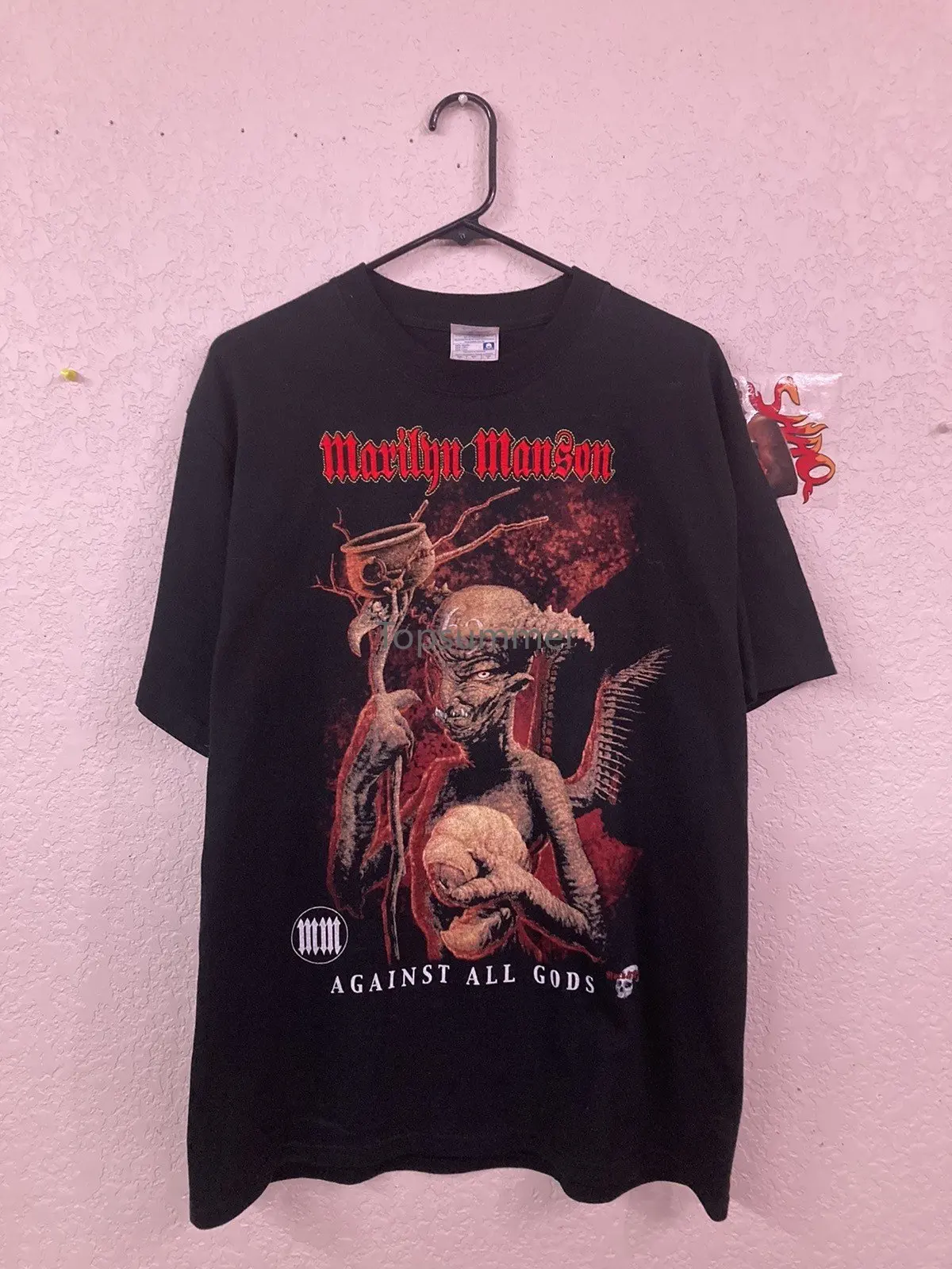 

Men T Shirt 2005 Marilyn Manson Tour Tee Shirt