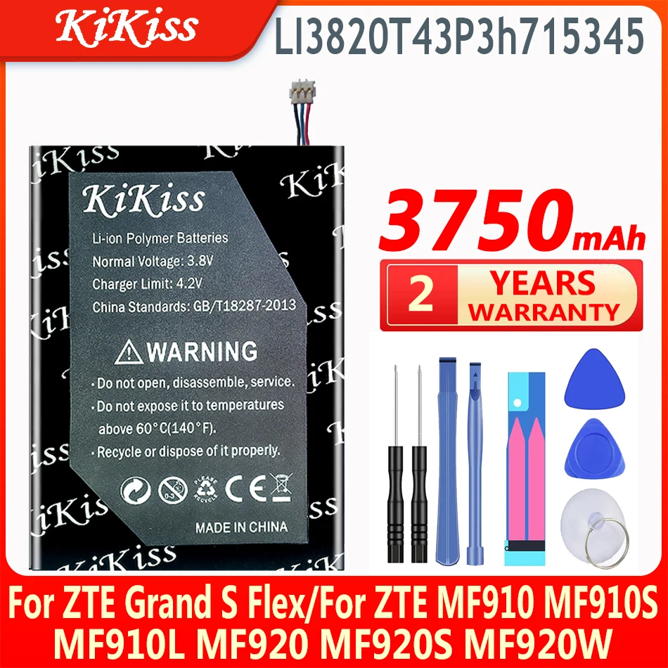 

LI3820T43P3h715345 Battery For ZTE Grand S Flex MF910 MF910S MF910L MF920 MF920S MF920W+ MEGAFON MR150-2 MR150-5 MTC 835F Phone