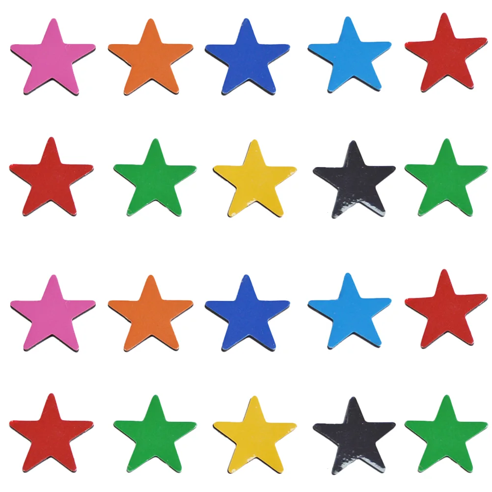

20 Pcs Star Magnets Fridge Whiteboard Fridge Magnet 4th July Rainbow Fridge Magnet Star Decor