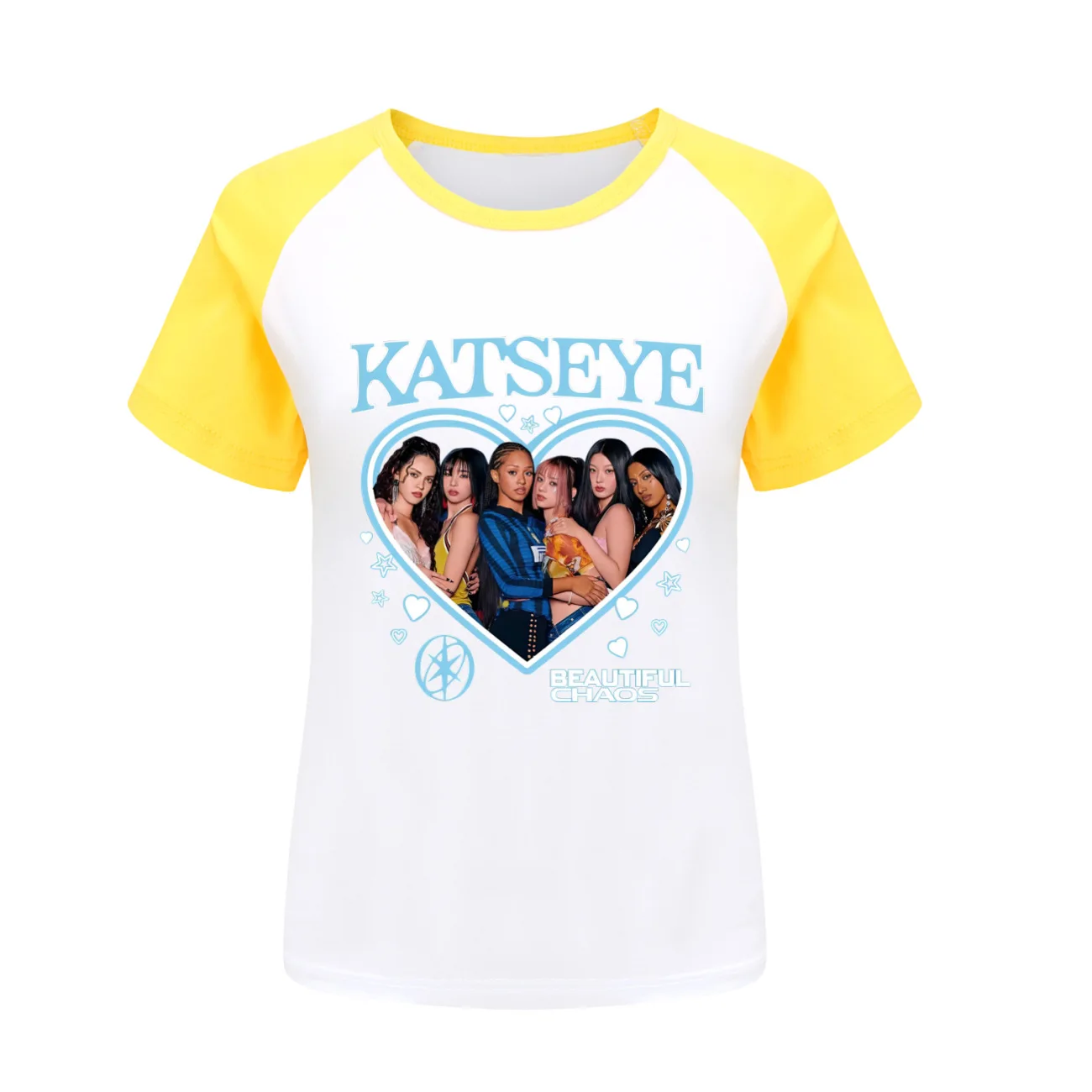 Корейская футболка Katseye для детей, винтажная модная одежда в стиле K-pop, молодежные топы с длинными рукавами для девочек, хлопковые свободные футболки для мальчиков, подарки для фанатов (art.: 3920d955deffd) - 3920d955deffd