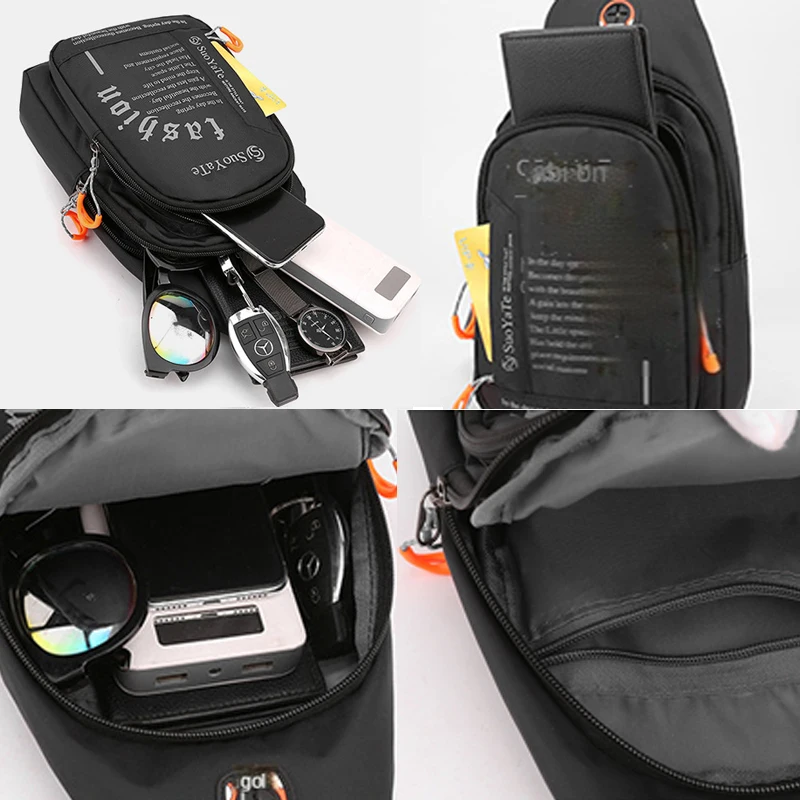 Мужская Повседневная Большая вместительная сумка через плечо для отдыха