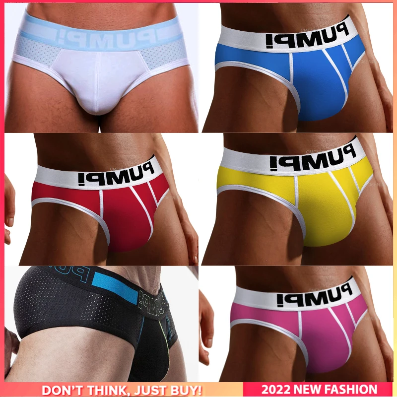 

6 шт., быстросохнущие мужские трусы-брифы