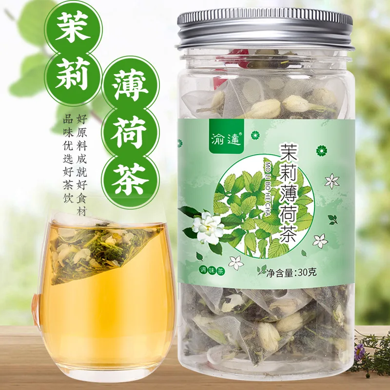 

30g/can Jasmine Mint Tea Triangle Bag Tea Health Tea Set