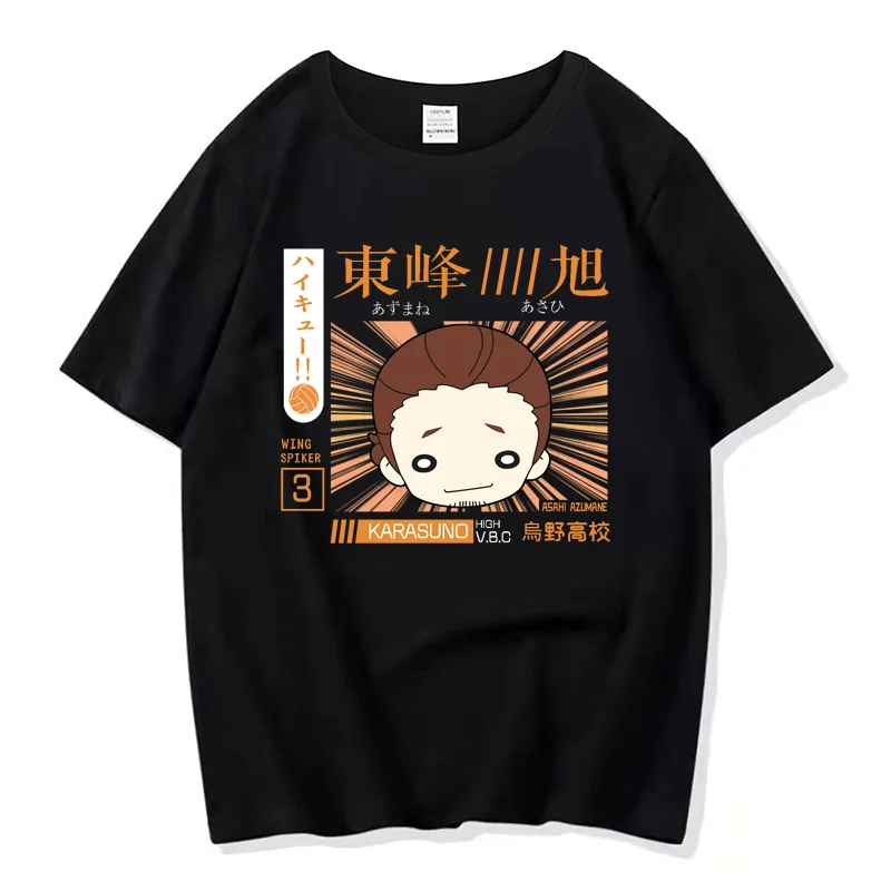 

2022Anime Haikyu!! T Shirts Men Women Karasuno Fly High Funny Shirt Graphics Streetwear Fashion Manga T Shirts Harajuku