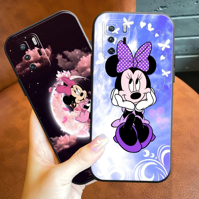 

Disney Logo Mickey Minnie For Xiaomi POCO F3 X3 Pro NFC GT Phone Case Black Xiaomi Cases Mobile Protective Case Back Case Back