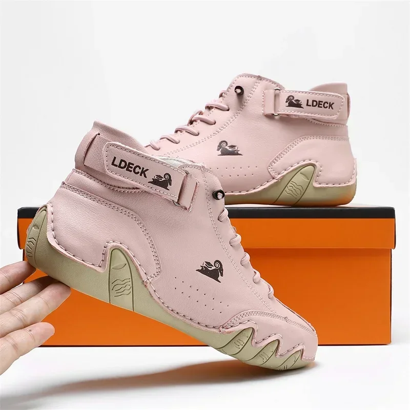 Модные кроссовки для женщин высокие спортивные уличные повседневные туфли