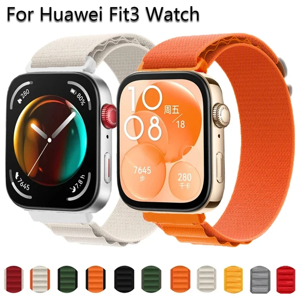 Ремешок Alpine для Huawei Watch Fit 3 2 1 из нейлона