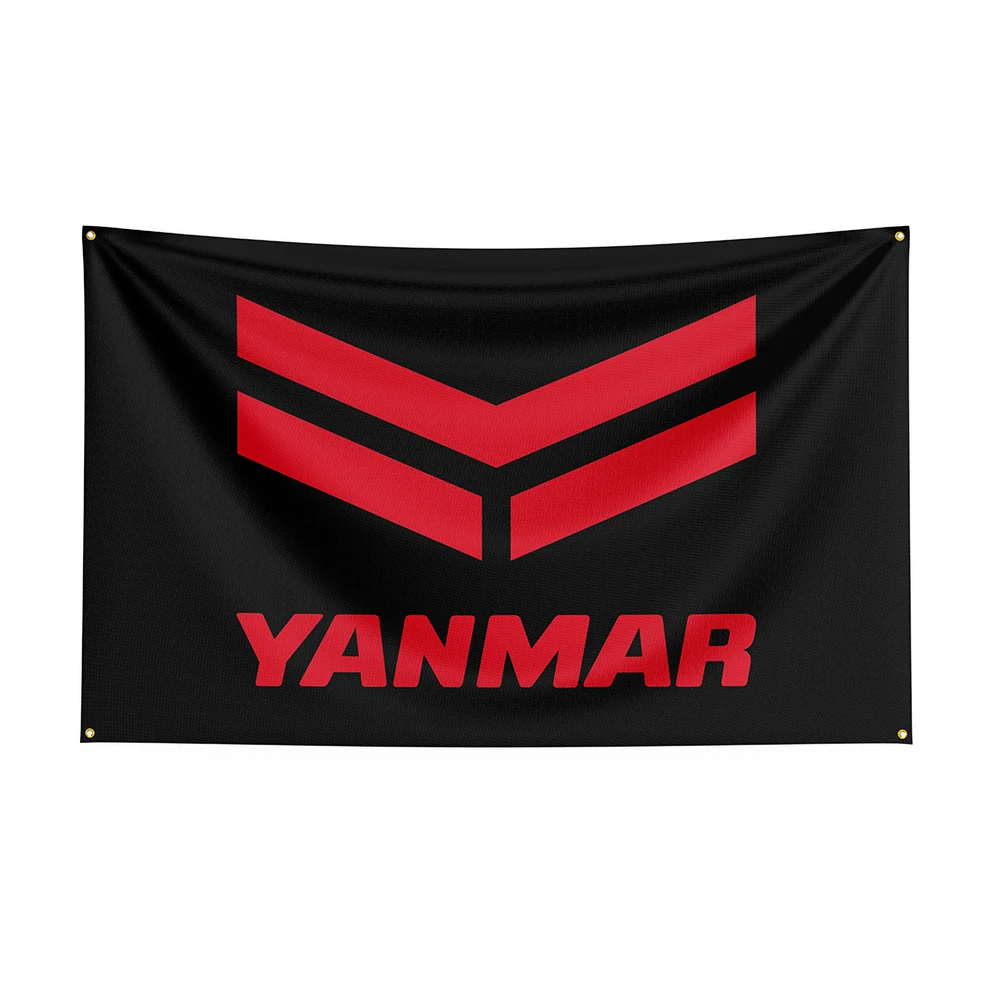 

3x5 футов флаг Yanmars Полиэстер Печатный механический инструмент баннер для декора 1