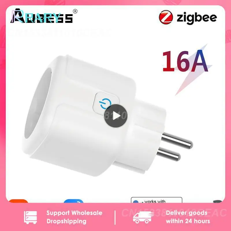 

1~5PCS 16A/20A EU Smart Socket WiFi Smart Plug Outlet Timing Function Voice Control Smart Life APP Remote Control Smart Sockets