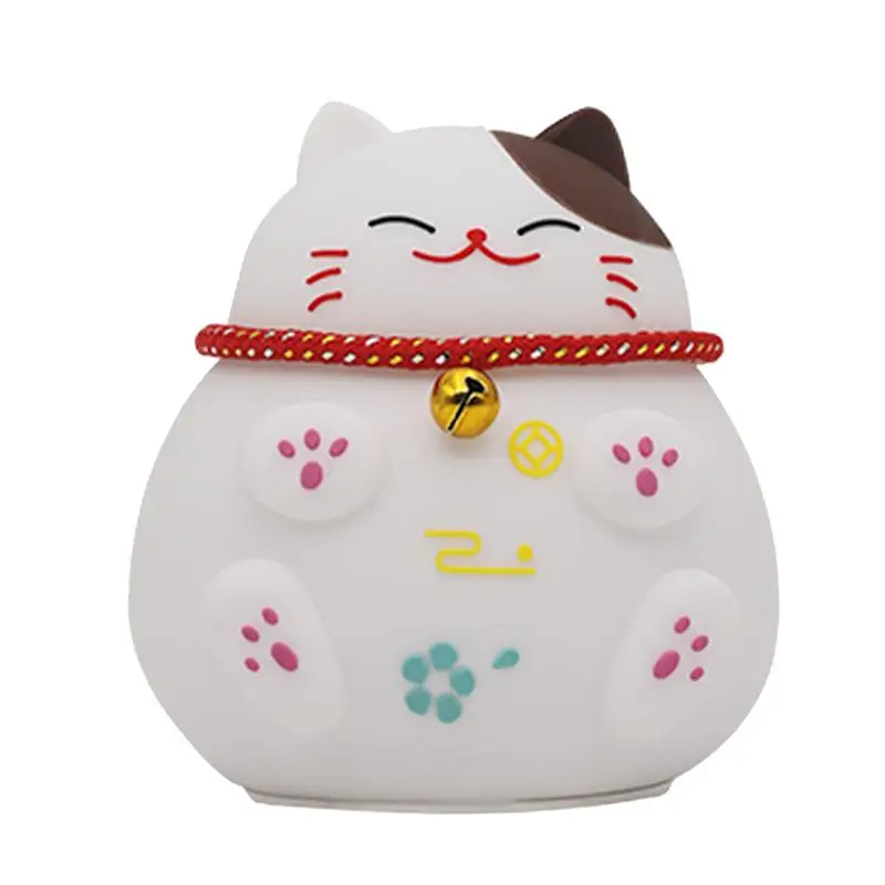 

Cute Lucky Cat Night Light Cat Night Lamp Nursery Nightlight Toy Baby Bedroom Decoration Festival Gift Home Decor