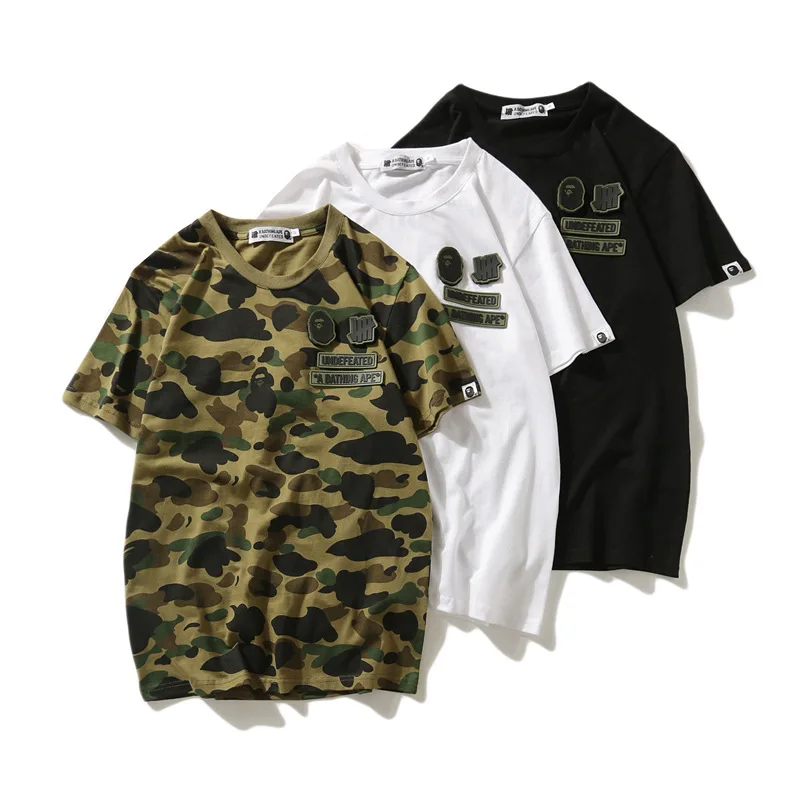 

BAPE Summer T Shirt Japanese Style Fashion Brand Pure Cotton Printing Men And Women Couple Short Sleeve Shark T-shirts 2022 New