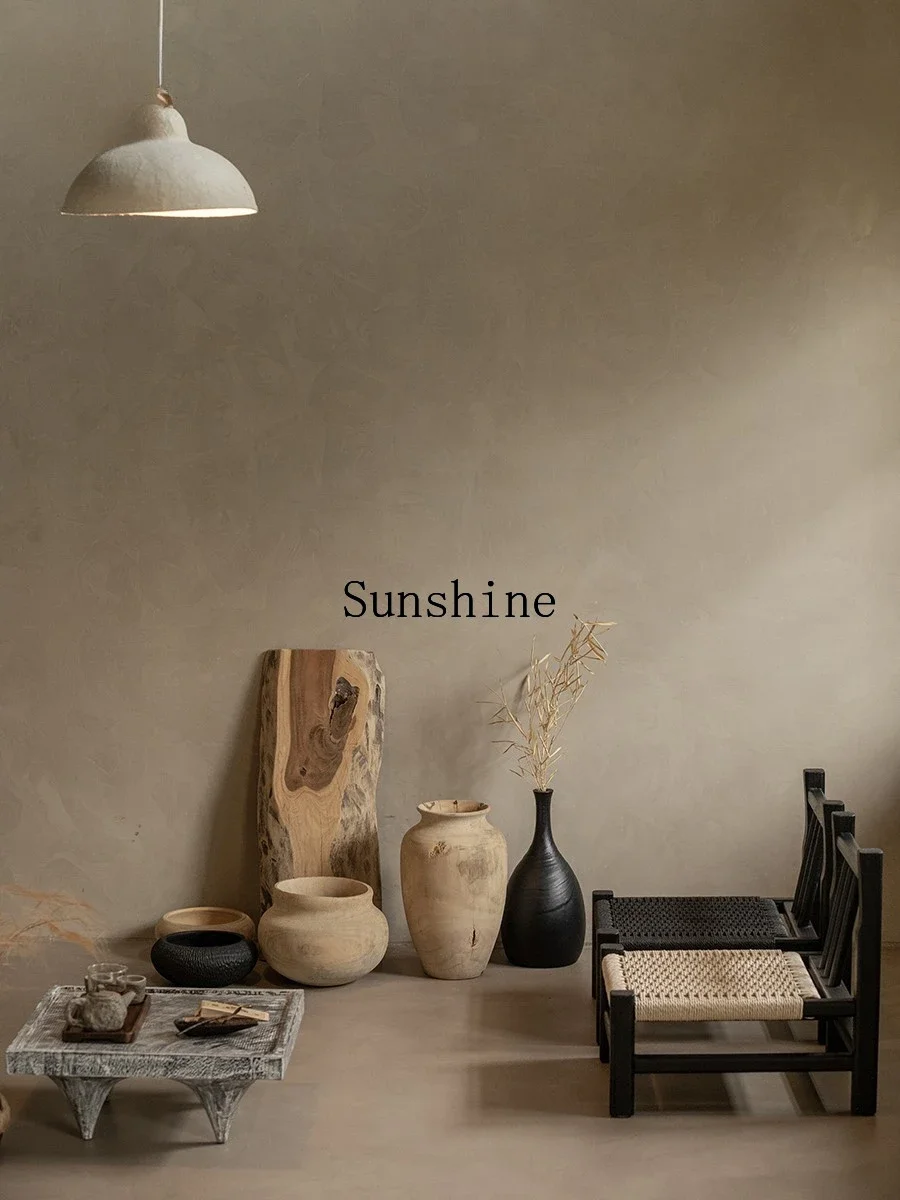 Ваби Sansan Ароматная камфорная посуда для цветов Деревянная банка от пола до Ваза