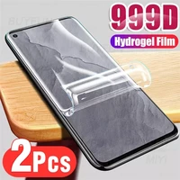 2pcs 999d hydrogel film for realme gt master edition 5g screen protectors not glass on realmi gt master 2021 protective films