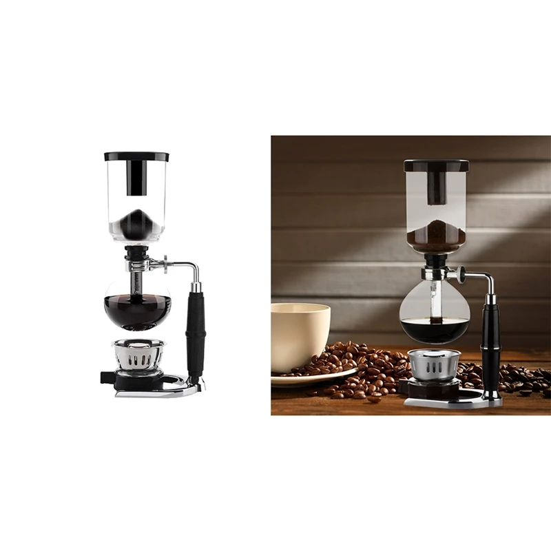 

Siphon Coffee Maker Tea Siphon Pot Vacuum Coffeemaker Glass Type Coffee Machine Filter Kahve Makinas Coffee Pot