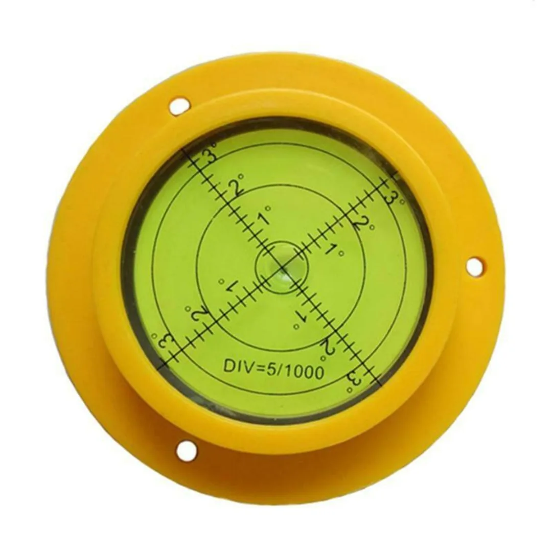 

90mm Bubble Spirit Level Portable Circular Bubble Spirit Level Bullseye Marked Surface Spirit Level Measuring Instruments Tools