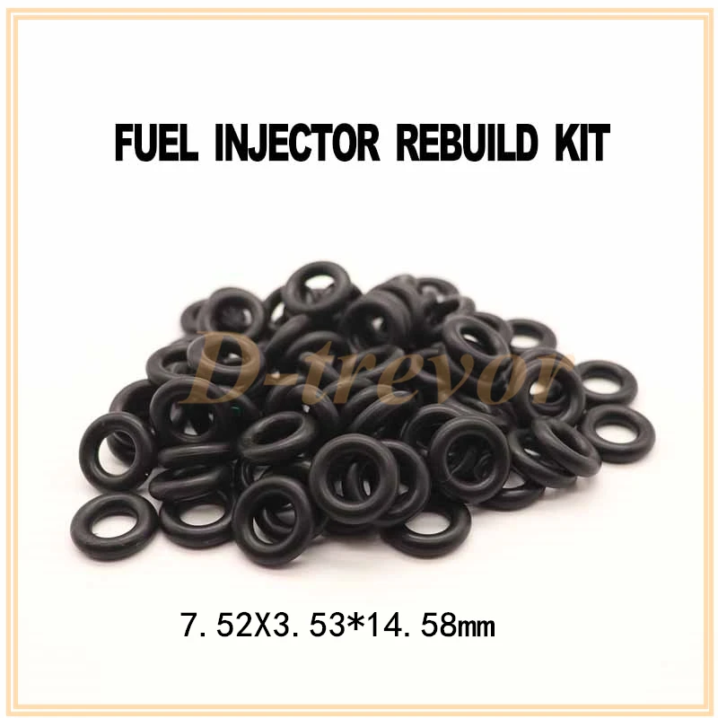 100 шт. уплотнительное кольцо резиновые прокладки 7 52*3 53*14 58 мм для модели Audi BMW Ford