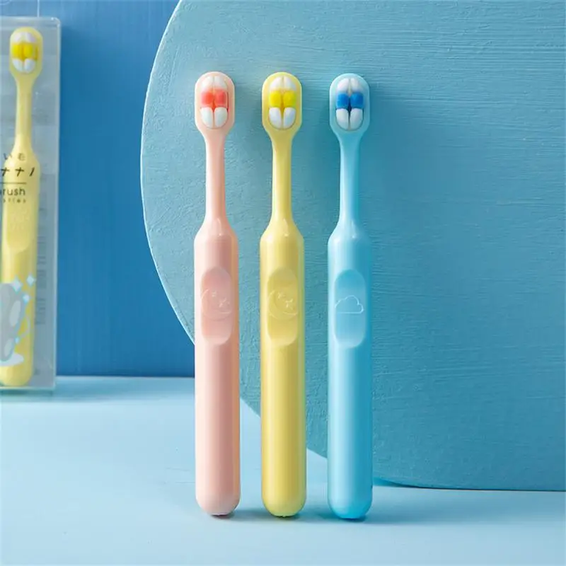 

New Upgrade Ten Thousand Hair Toothbrush For Children 2-5-year-old Candy-colored Baby Thin Soft Ten Thousand Hair Toothbrush