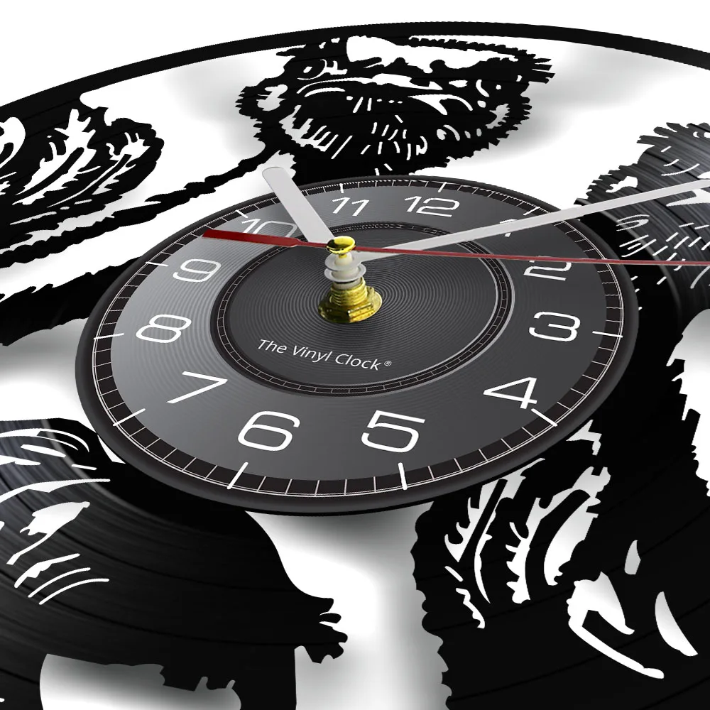 Настенные часы Ostrich с изображением семьи настенные для детской комнаты Африка