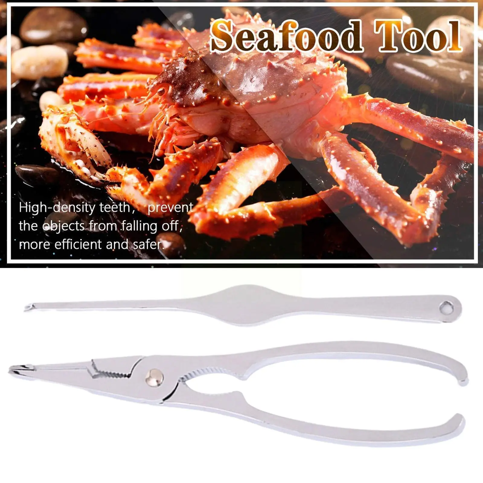 

Steel Crab Tool Crab Claw Claws Crab Needle Crab Clip Crab Spoon Tool Crab Shrimp Fork Eat Hairy Meat Needle Gift Pick U0y2