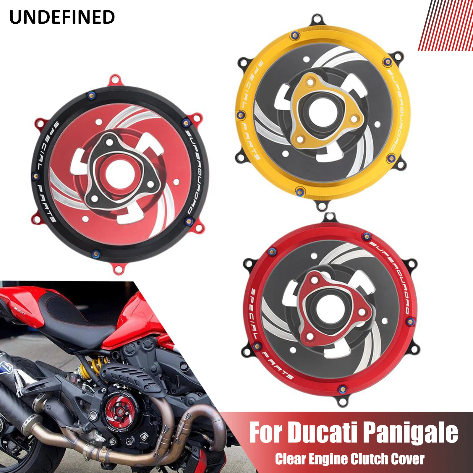 Coperchio frizione Racing Protector Guard fermo molla CNC per Ducati Panigale 1299 1199 959 Corse R S ABS Anniversario 2012-2019