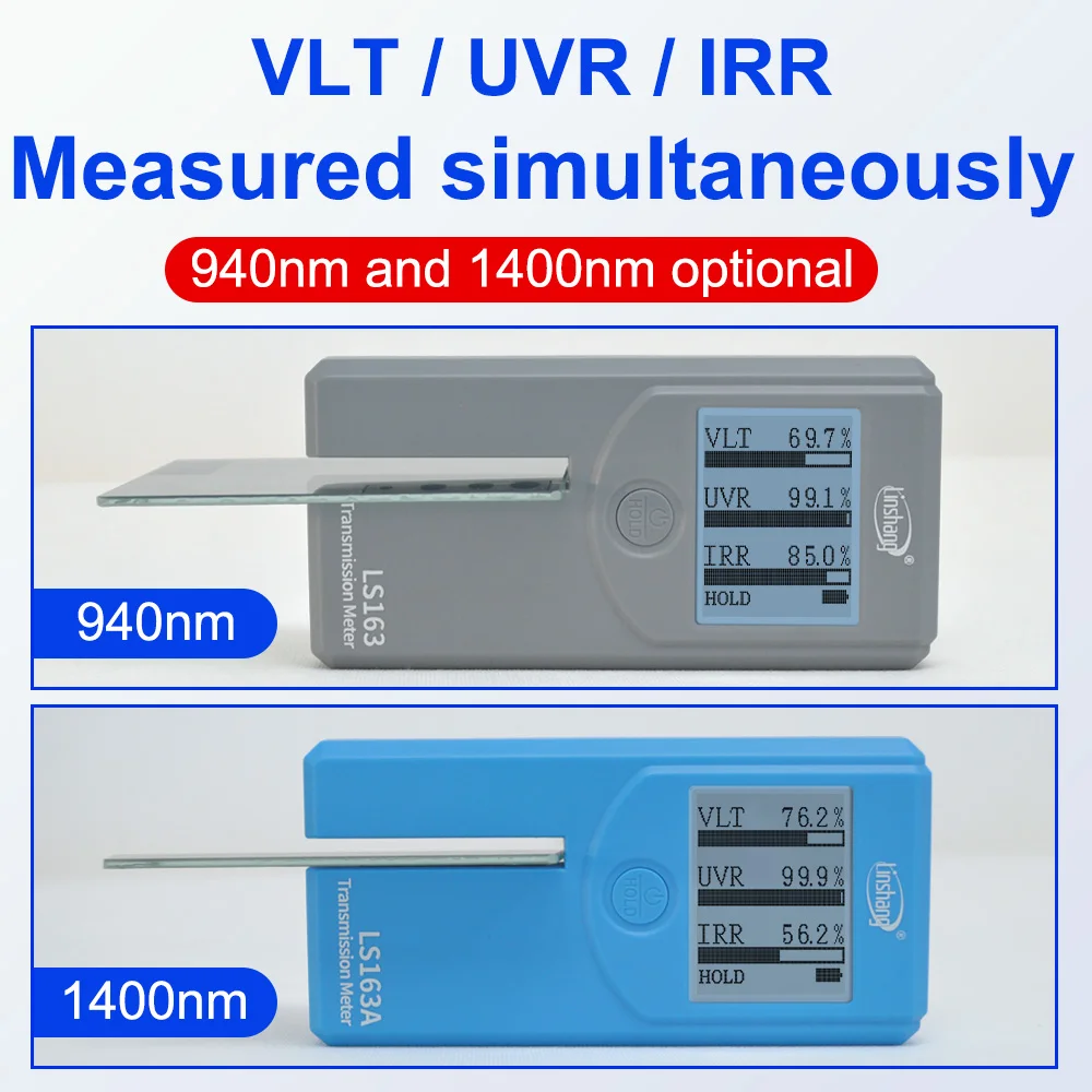 Измеритель передачи солнечной пленки RTS LS163 LS163A тестер VLT 940nm 1400nm IR 365nm тонировщик