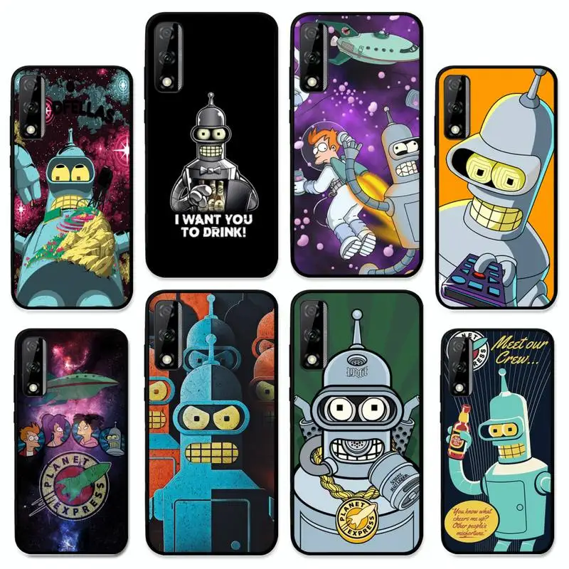 

Cartoon Amine Cute F-Futuramas Phone Case for Huawei Y 6 9 7 5 8s prime 2019 2018 enjoy 7 plus