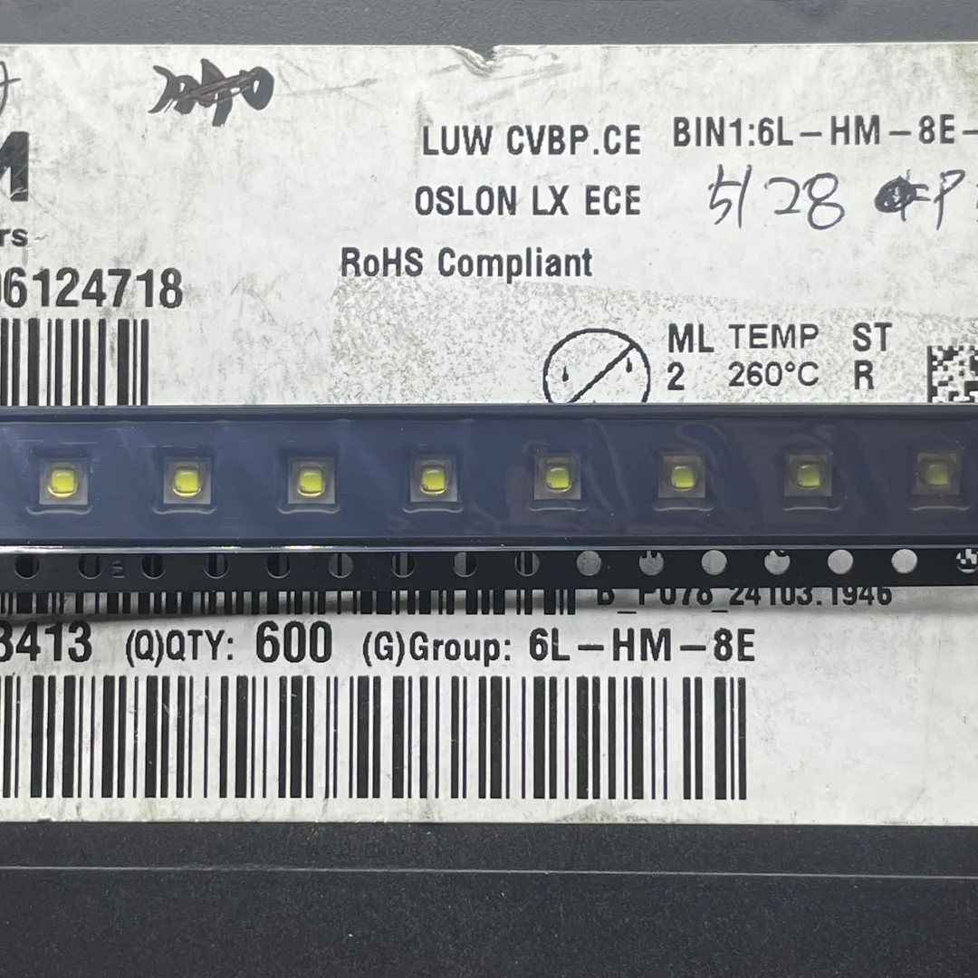 10 шт./LUW CVBP.CE 3030 мощная шаровая головка светодиодная лампа шарик 3 Вт положительный