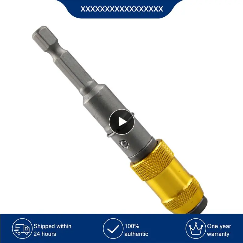 

Quick Locking Screwdriver Bit Holder 1/4in Hex Shank Change Direction Magnetic Screw Bit For Electric Screwdriver Drill Tip Tool
