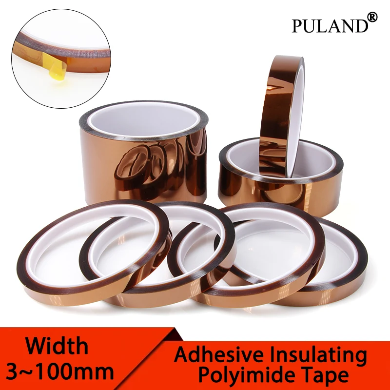 

Полиимидная клейкая лента высокотемпературная 33 м/рулон