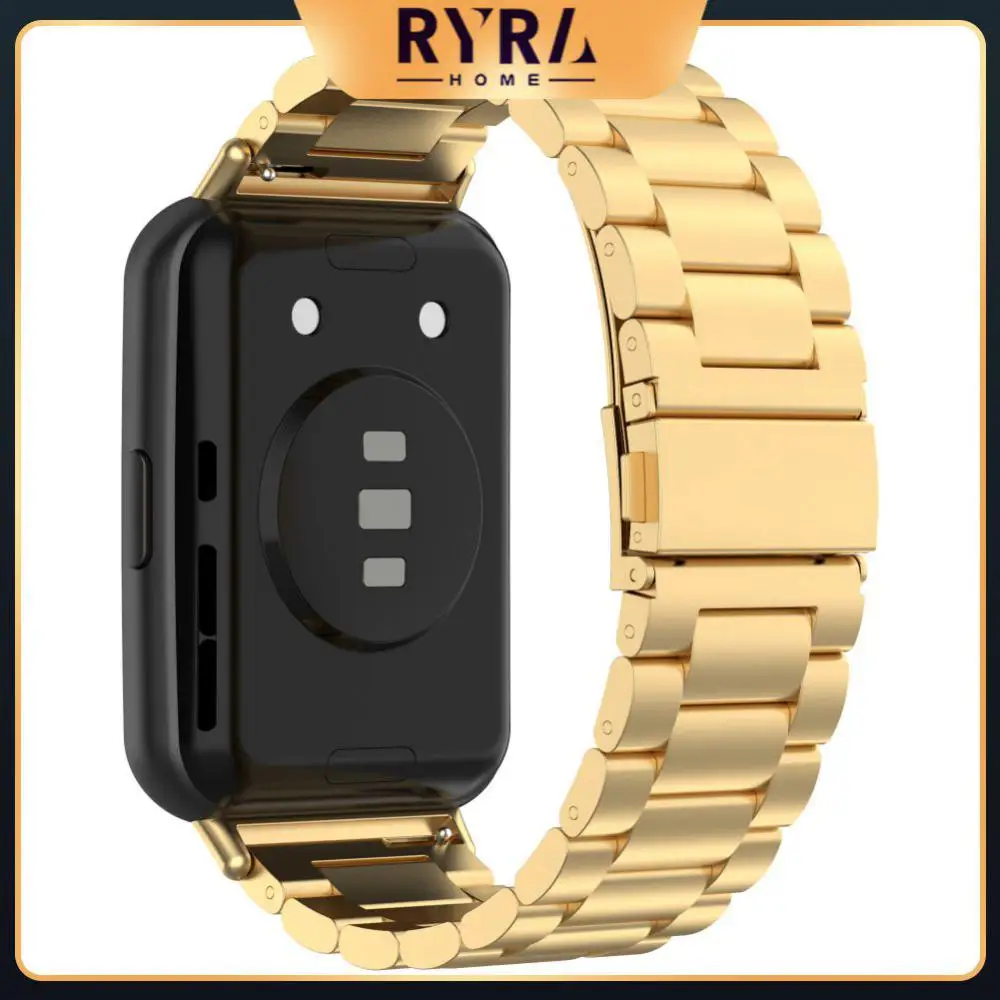 

Smart Accessories Waterproof Stainless Steel Strap Thickened Replaceable Strap Sweatproof Metal Steel Watchband