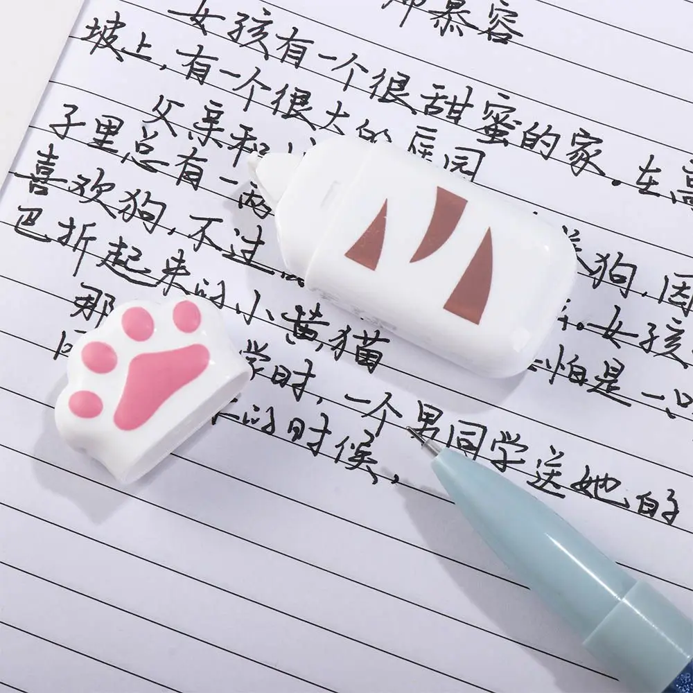 

Cute Cat Claw Portable Correction Tape Gift Stationery Student Prize School Office Supply