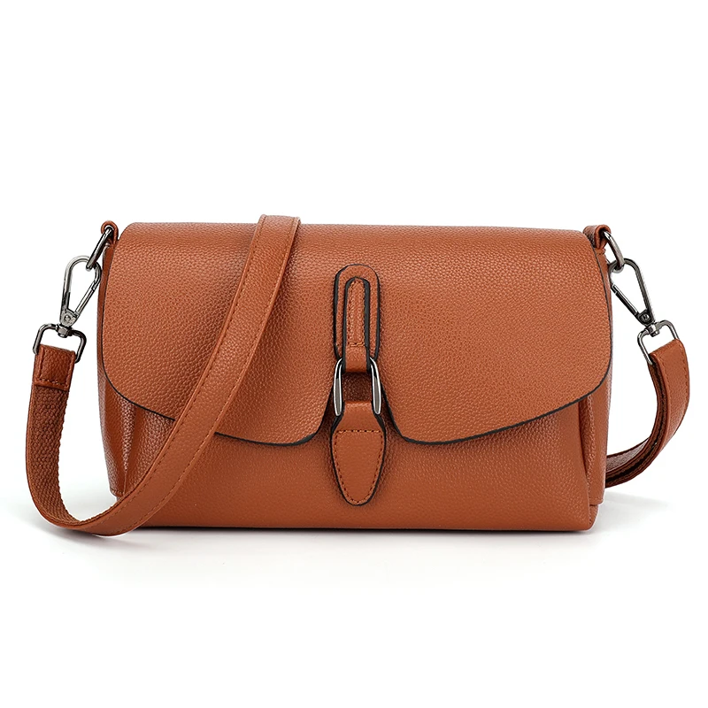 

Vintage Flap Shoulder Bag Women Soft PU Purses and Handbagswomen 2022 Designer Luxury Brand Soild Crossbody Messenger Bags 2022