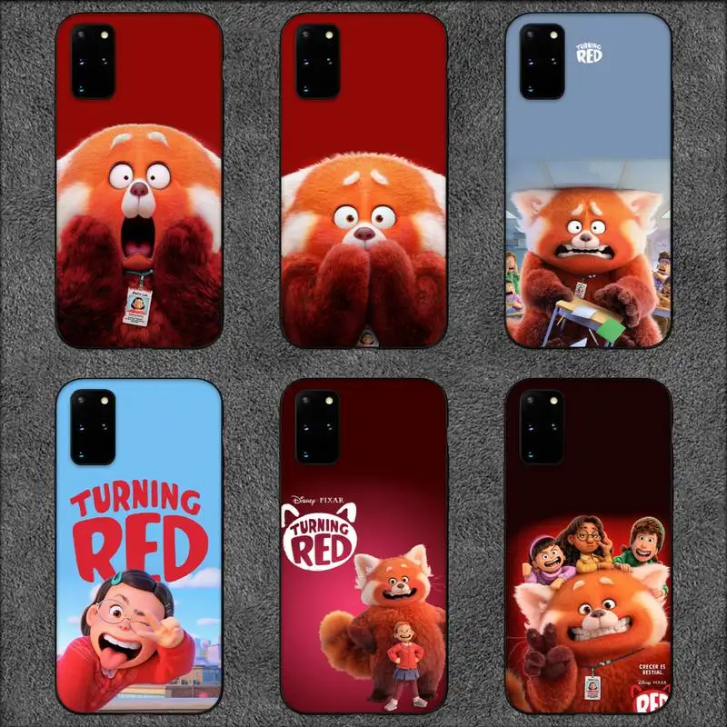 

Disney Turning Red Phone Case For Samsung Galaxy S10 S20 S21 Note10 20Plus Ultra Shell