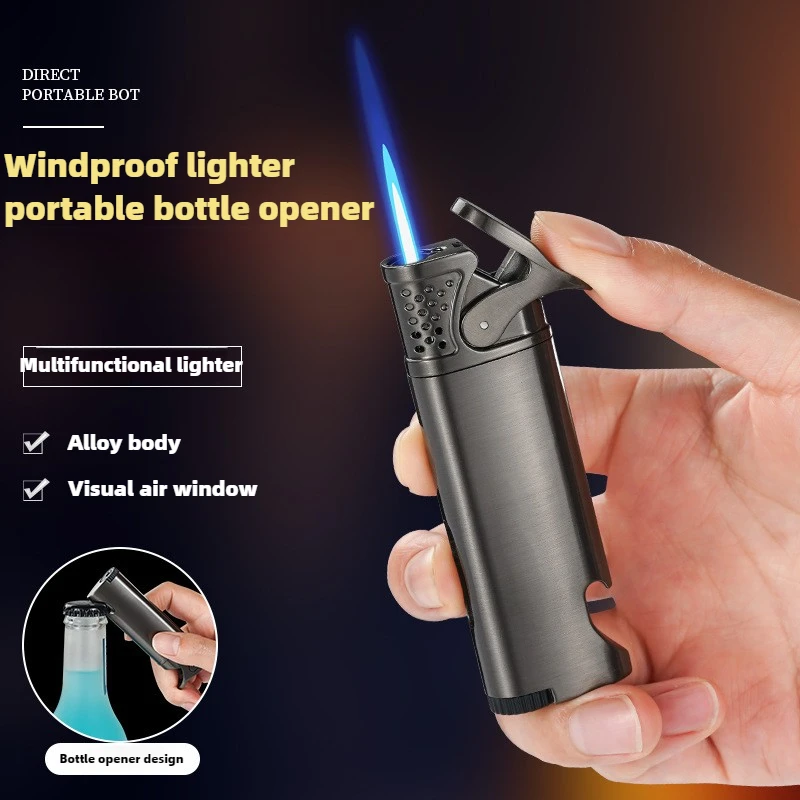 Новая металлическая портативная открывалка для бутылок многофункциональная