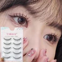 5 pairs japanese supernatural false eyelashes little devil cosplay natural fairy lash extension false eyelashes big eyes makeup