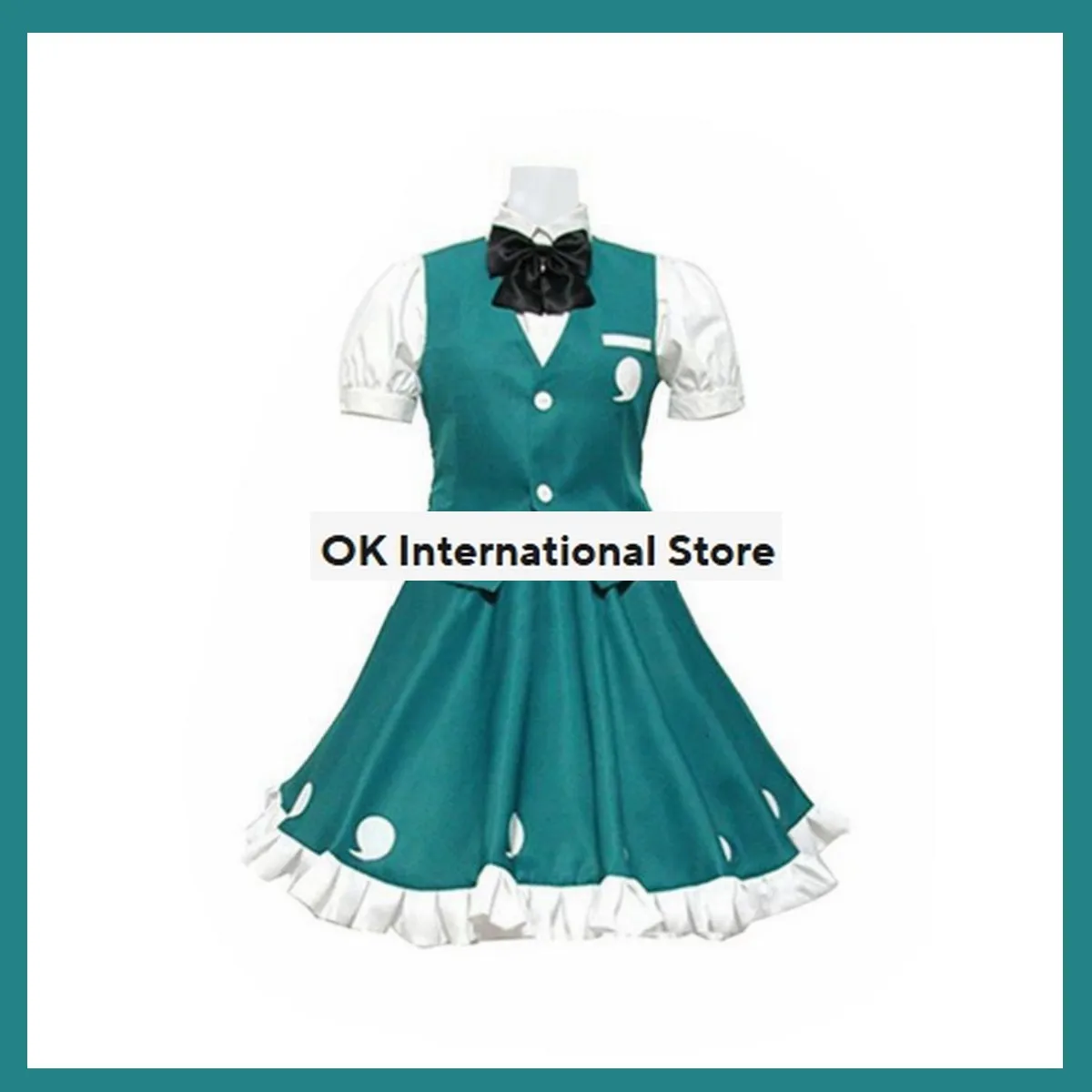 Костюм для косплея из аниме игры Touhou Project Youmu Konpaku парик с идеальным цветком вишни