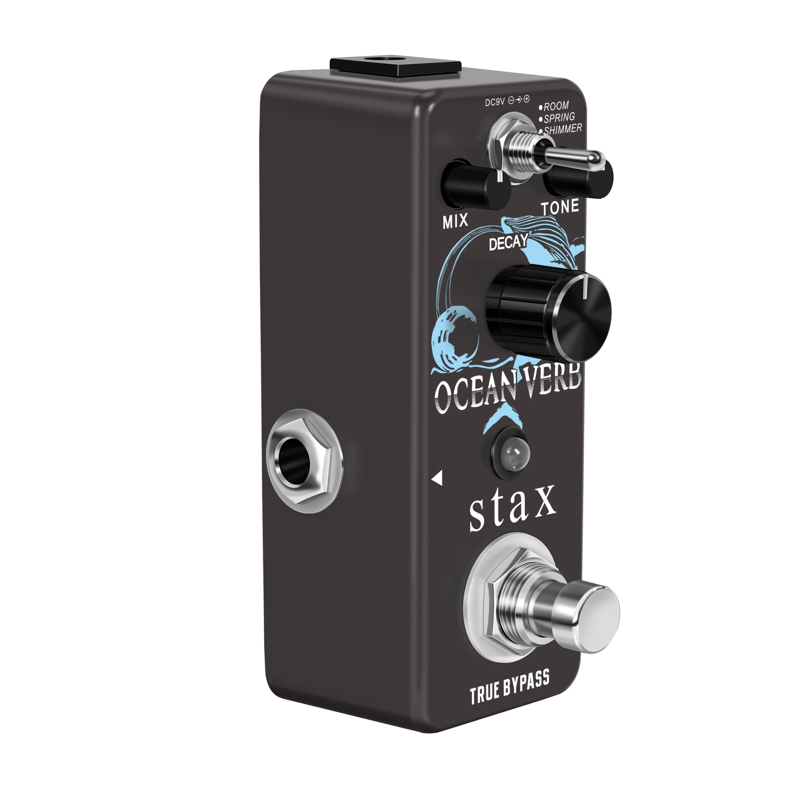 Stax Guitar Reverb Effect Pedal Digital Pedals Ocean Verb Pedal Room Spring Shimmer 3 Modes With True Bypass  LEF-3800 enlarge