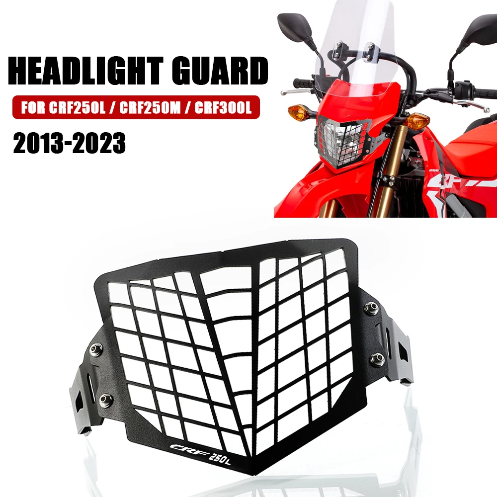 

For HONDA CRF250L CRF250M CRF 250 L 250L CRF250 M 2012- 2023 Motorcycle Grille Headlight Protector Guard Lense Cover CRF300L